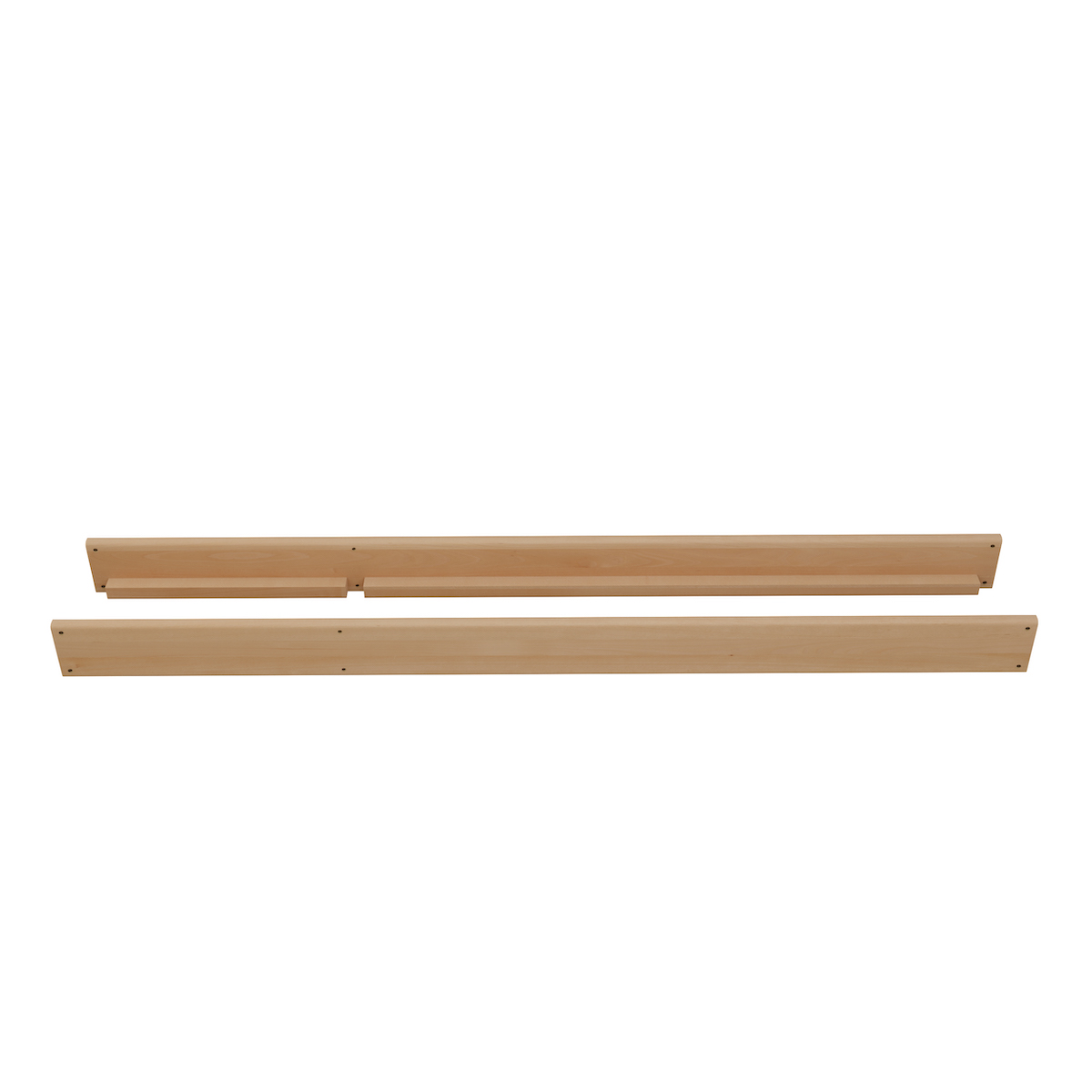 2 x marco de soporte sin agujeros para escalera DELUXE De Breuyn aceitado natural