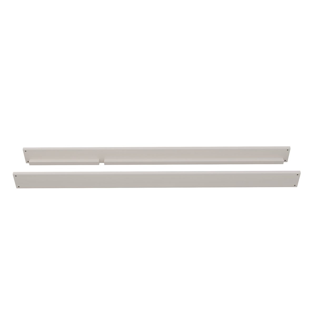 2 x marco de soporte sin agujeros para escalera DELUXE De Breuyn blanco