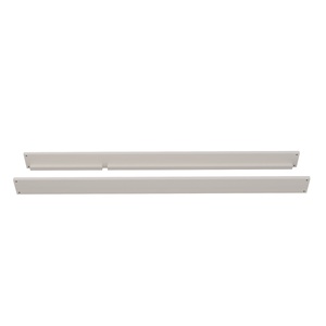 2 x marco de soporte sin agujeros para escalera DELUXE De Breuyn blanco