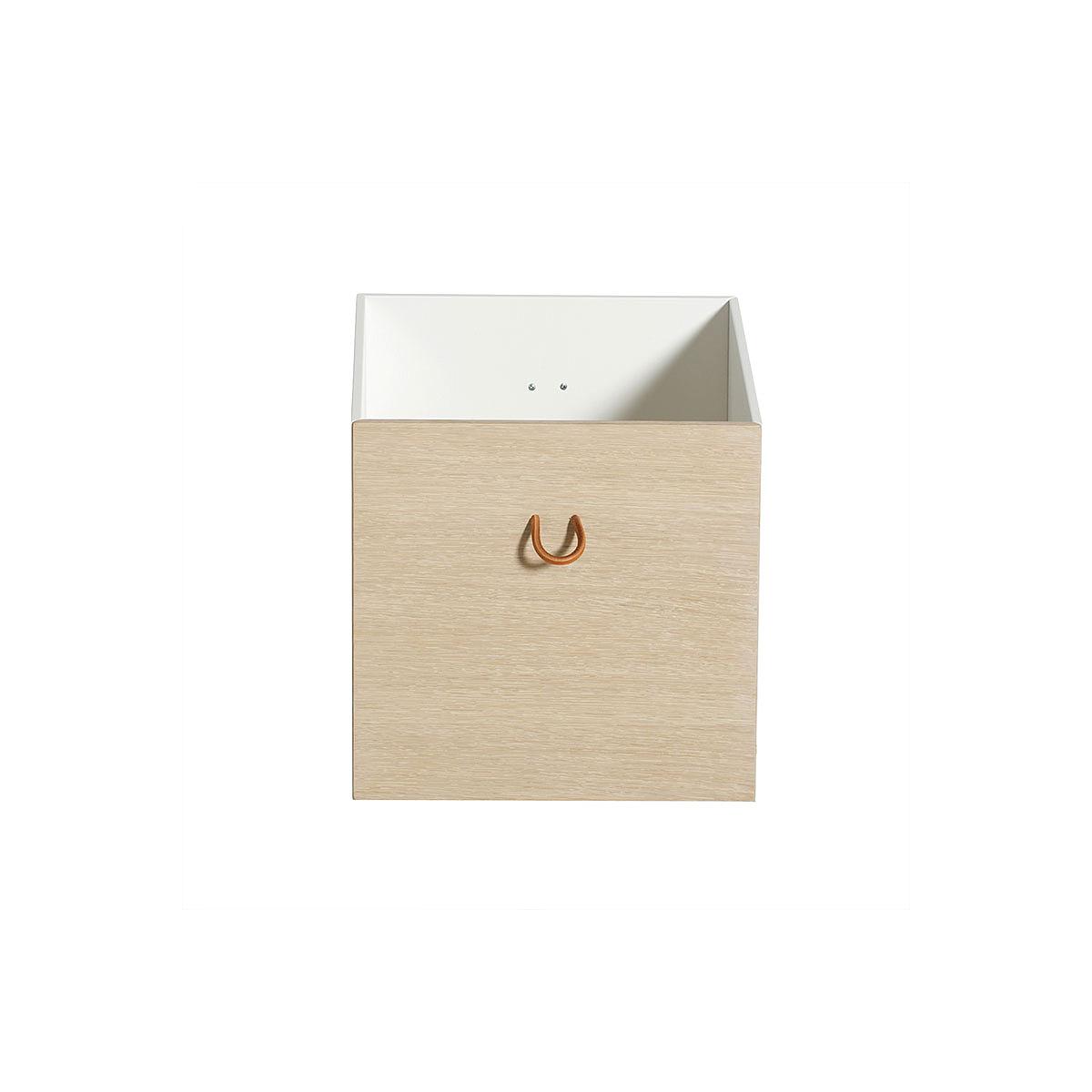 3 cajones almacenamiento WOOD Oliver Furniture roble-blanco