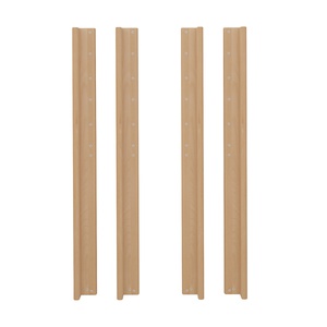 4 postes angulares de 125cm DELUXE De Breuyn aceitado natural