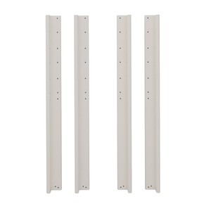 4 postes angulares de 125cm DELUXE De Breuyn blancos