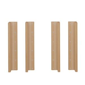 4 postes angulares de 57cm DELUXE De Breuyn aceitado natural