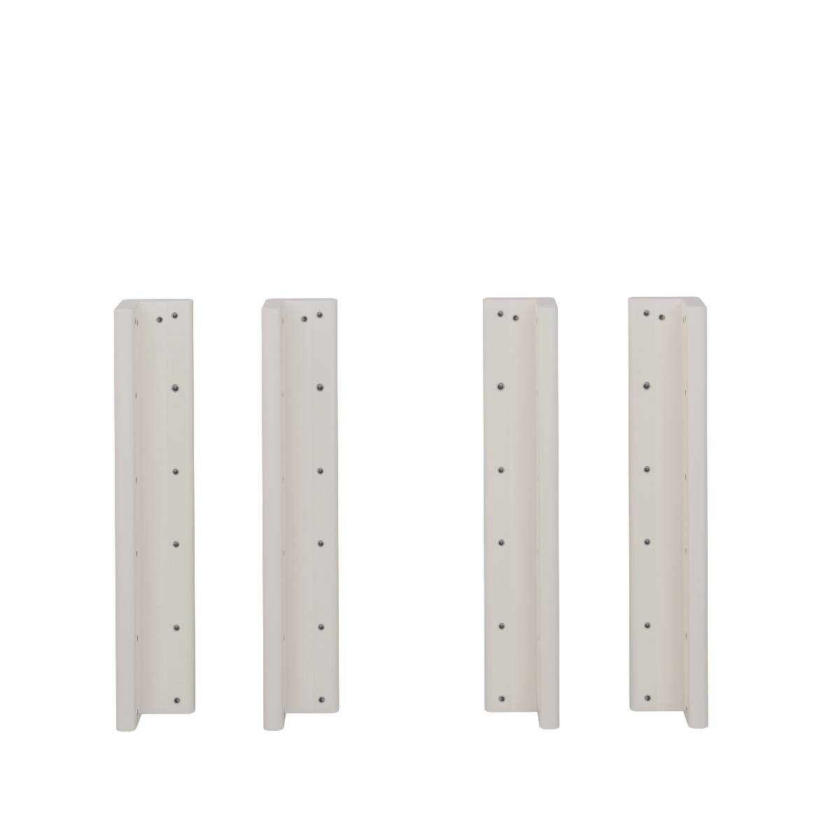 4 postes angulares de 57cm DELUXE De Breuyn blanc