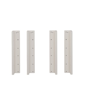 4 postes angulares de 57cm DELUXE De Breuyn blanc