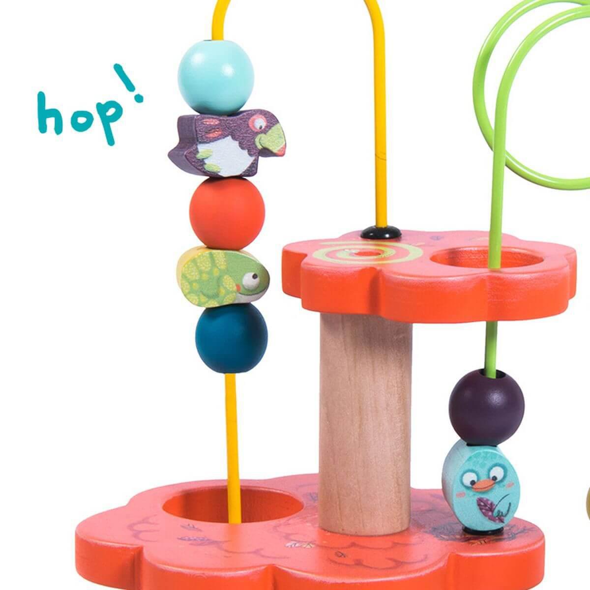 Ábaco circuito bolas DANS LA JUNGLE Moulin Roty