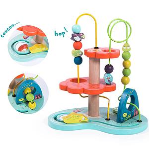 Ábaco circuito bolas DANS LA JUNGLE Moulin Roty