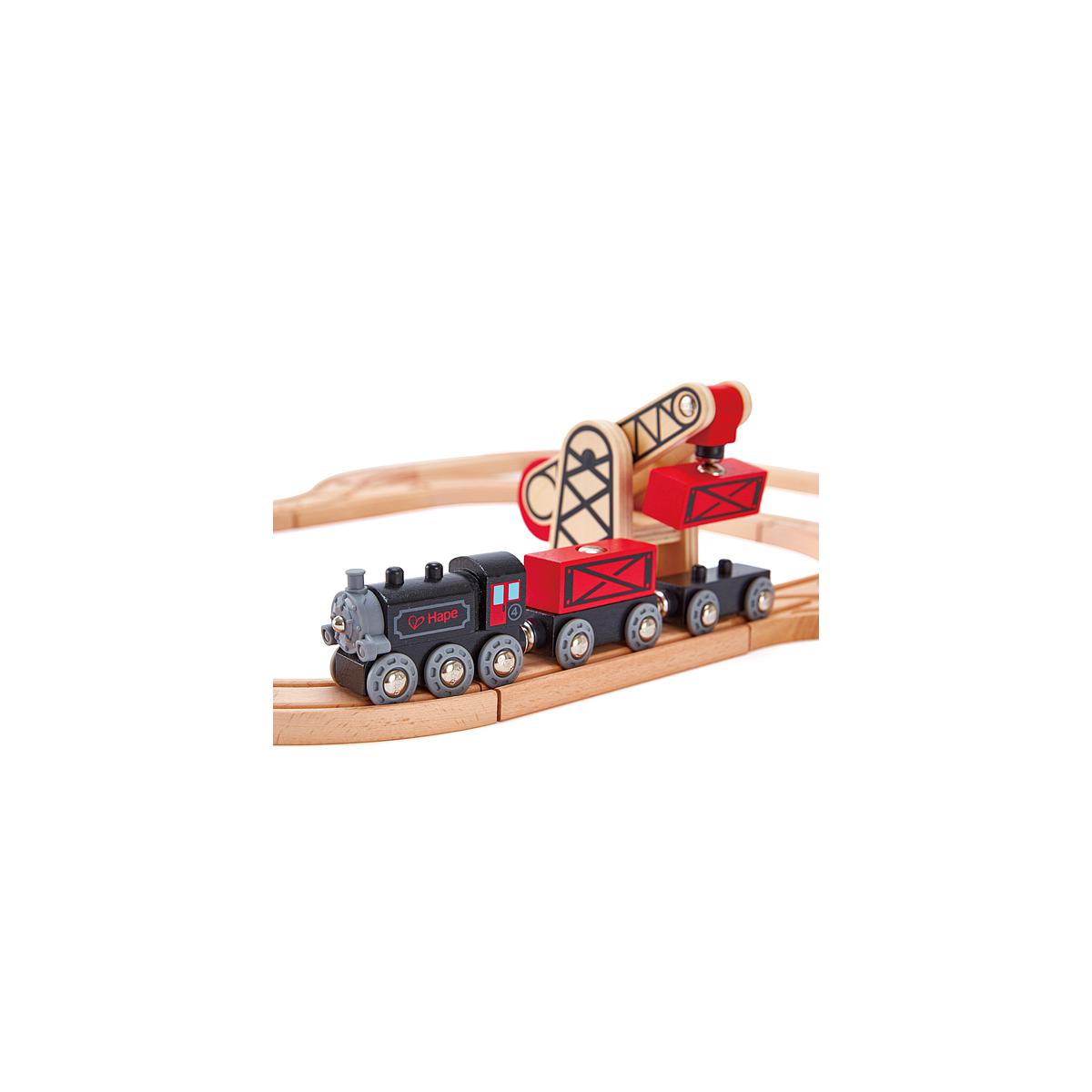 Accesorios circuito tren STEAM-ERA FREIGHT TRAIN Hape