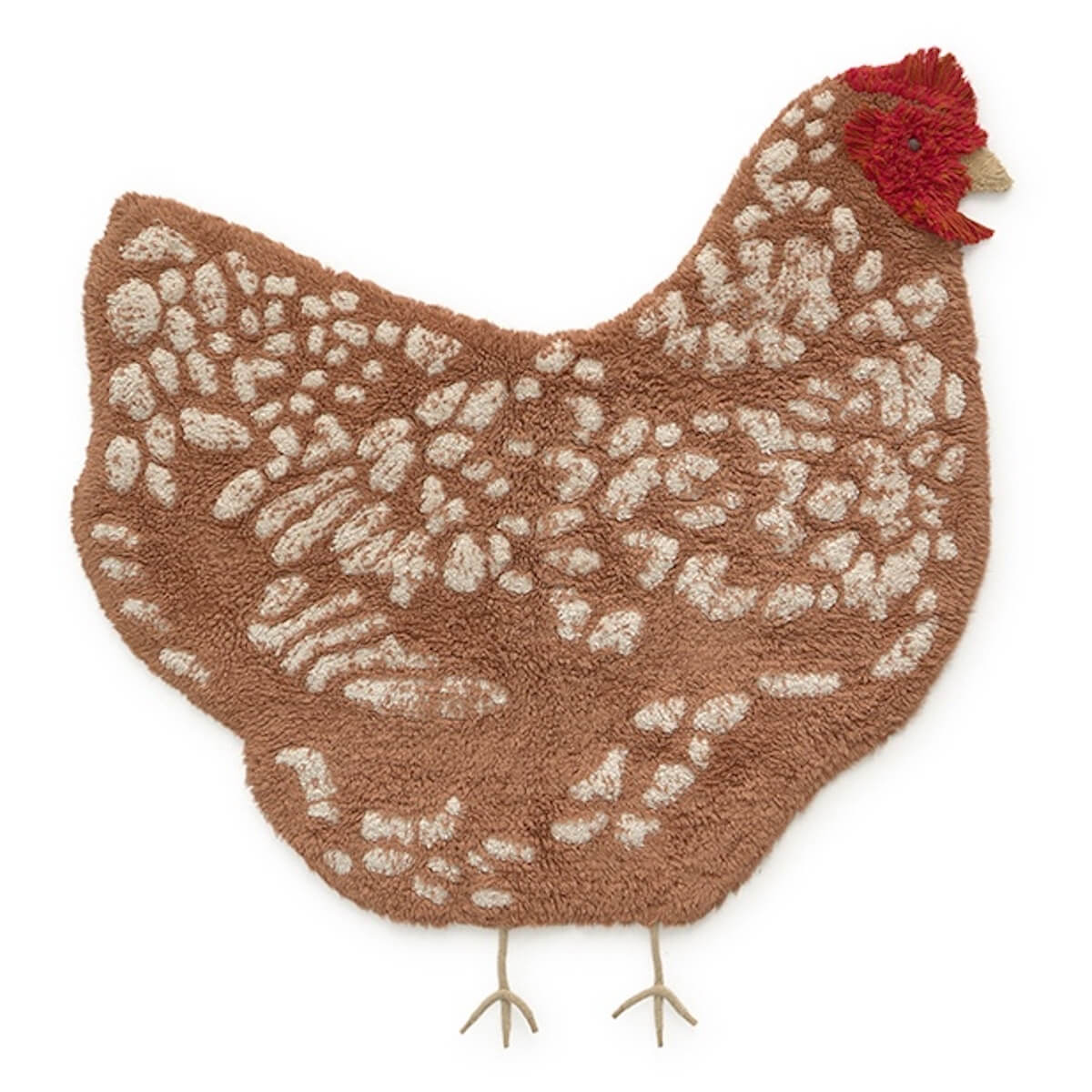 Alfombra 100x100cm CHICKEN Lorena Canals