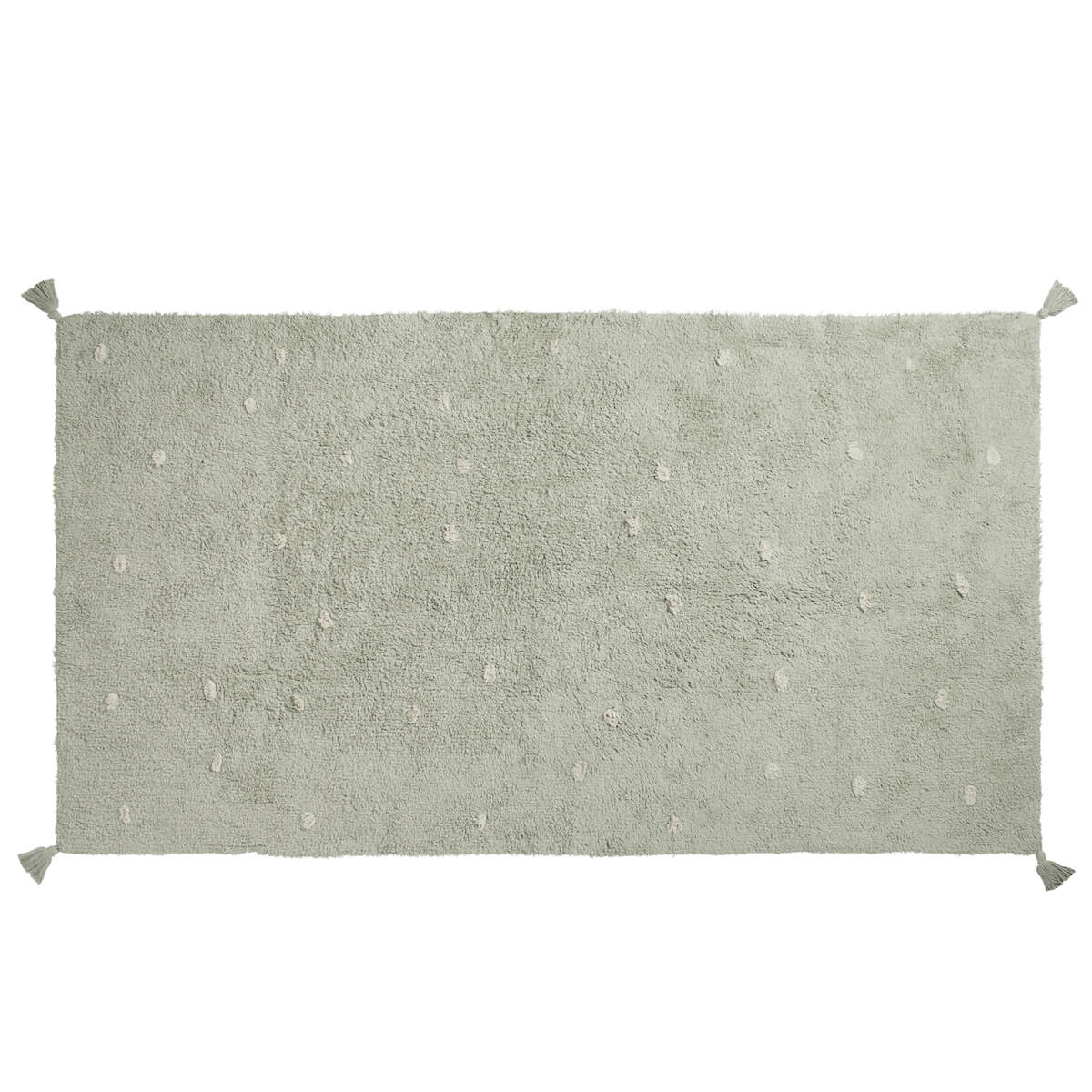 Alfombra 100x180cm ESSENCE Lifetime dots blue sage