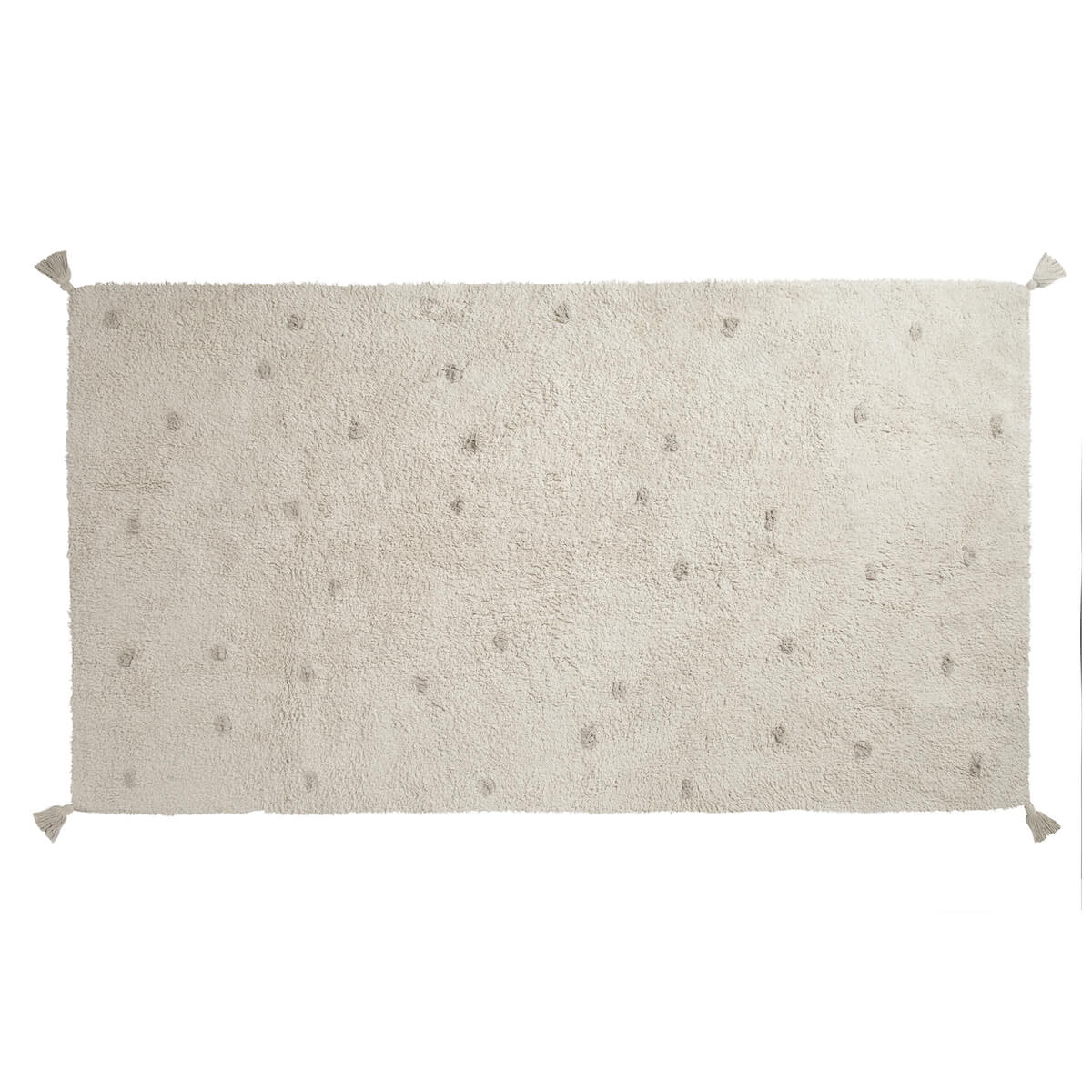 Alfombra 100x180cm ESSENCE Lifetime dots natural