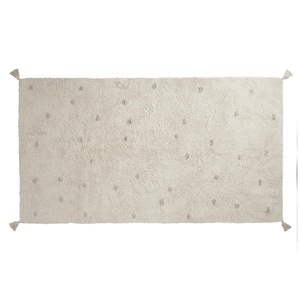 Alfombra 100x180cm ESSENCE Lifetime dots natural