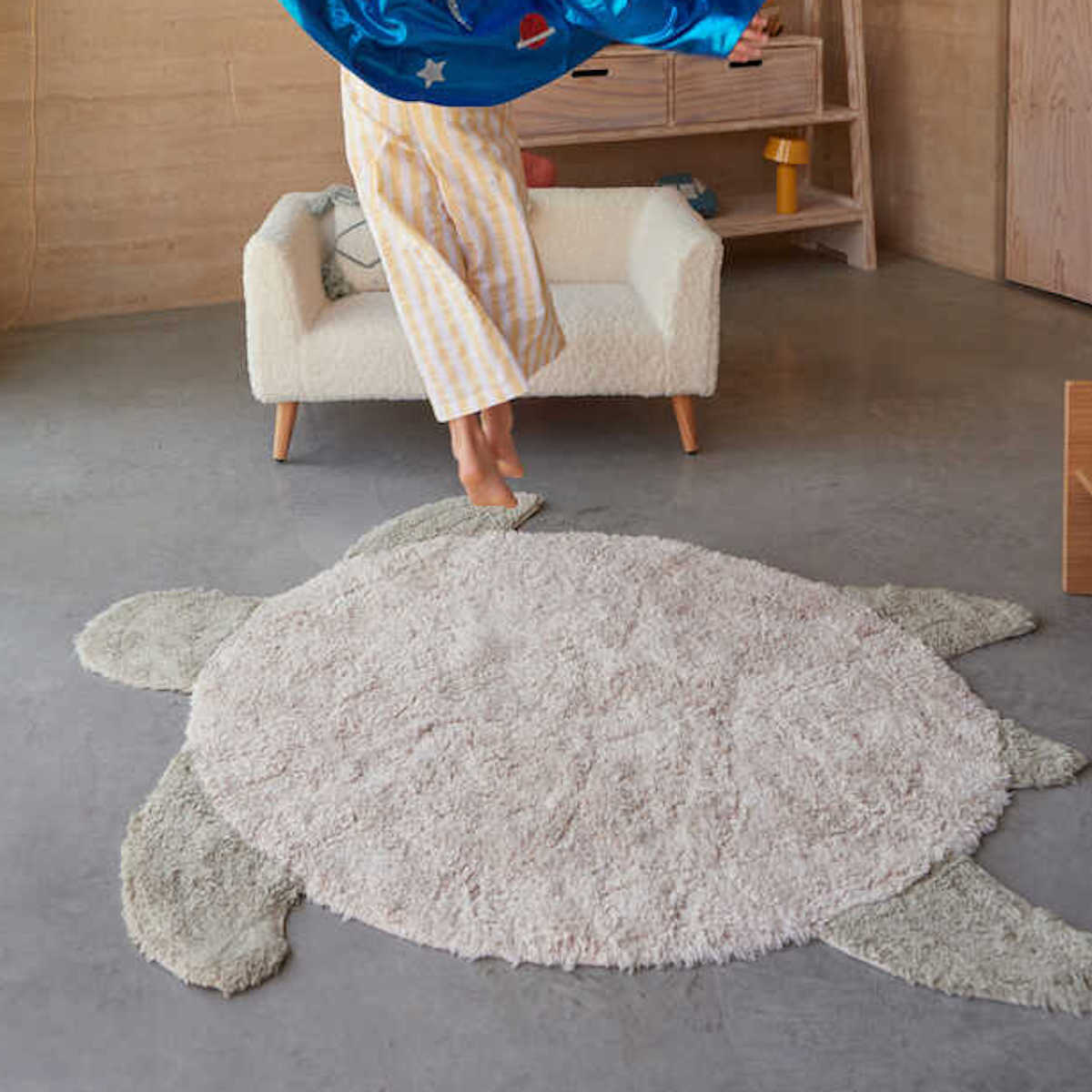 Alfombra 110x130cm SEA WONDERS Lorena Canals Sea Turtle