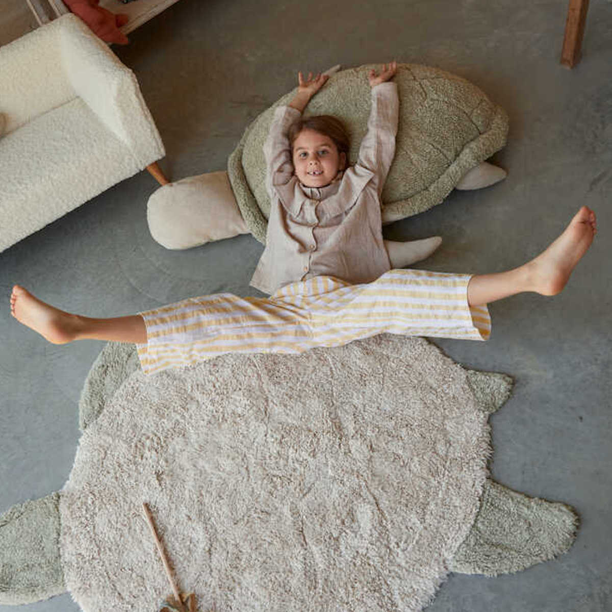 Alfombra 110x130cm SEA WONDERS Lorena Canals Sea Turtle
