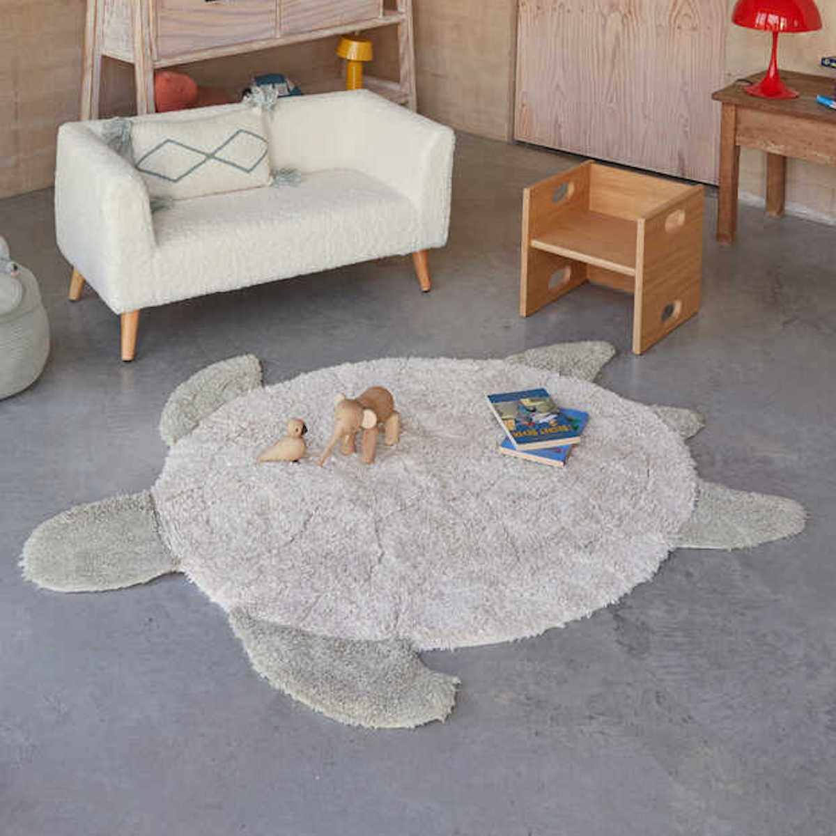 Alfombra 110x130cm SEA WONDERS Lorena Canals Sea Turtle