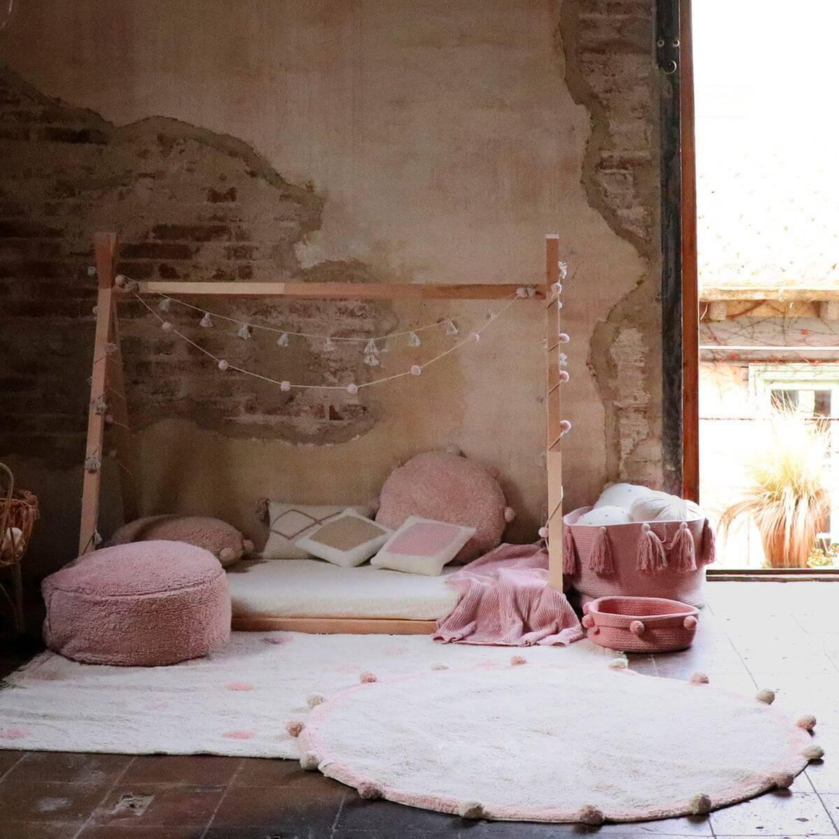 Alfombra 120cm BUBBLY Lorena Canals natural-Vintage nude