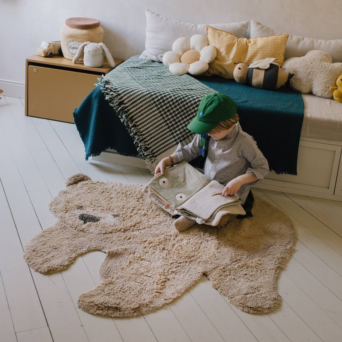 Alfombra 120x122cm ANIMAL Lorena Canals Bear