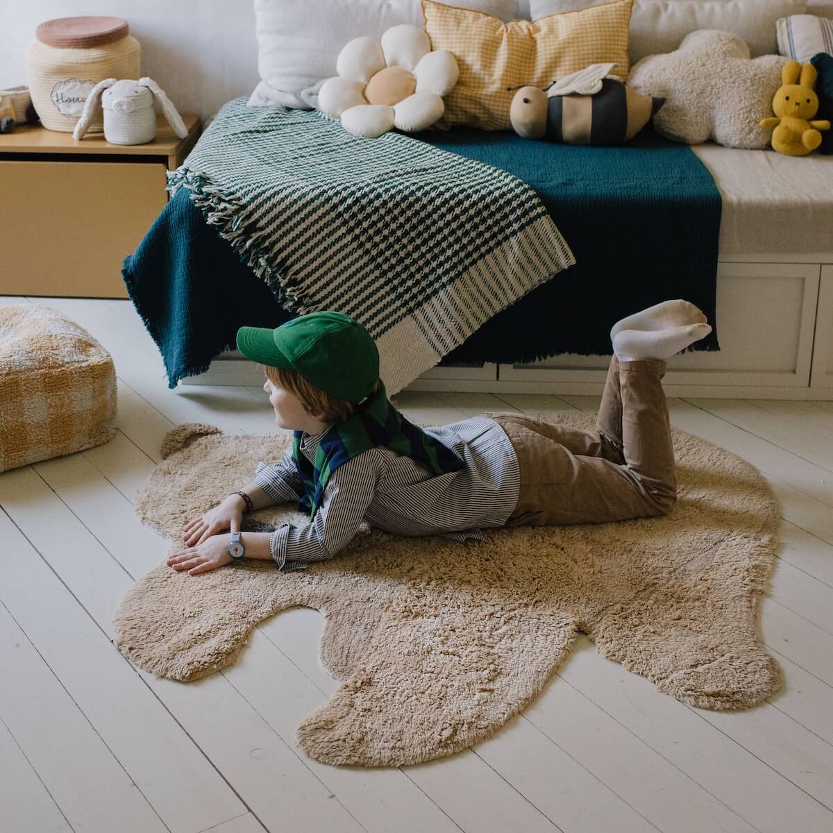 Alfombra 120x122cm ANIMAL Lorena Canals Bear
