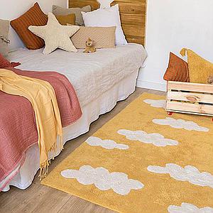 Alfombra 120x160cm CLOUDS Lorena Canals mustard