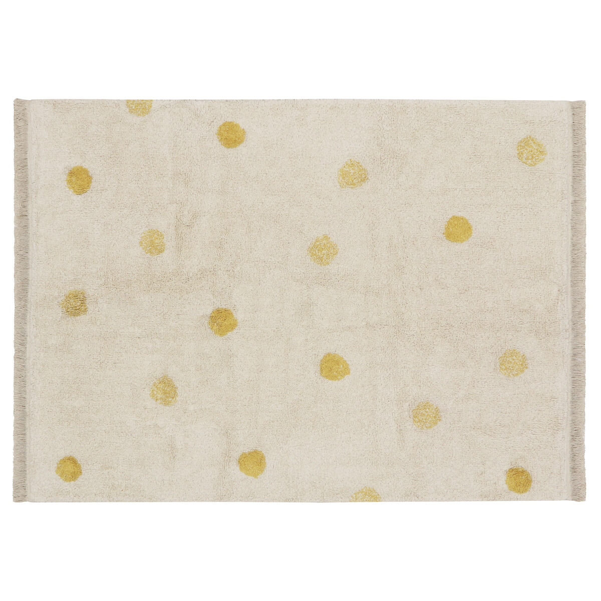 Alfombra 120x160cm HIPPY DOTS Lorena Canals natural-honey