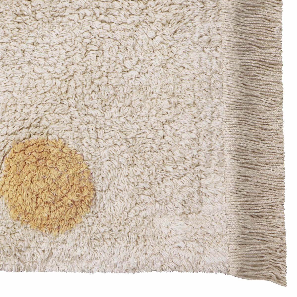 Alfombra 120x160cm HIPPY DOTS Lorena Canals natural-honey