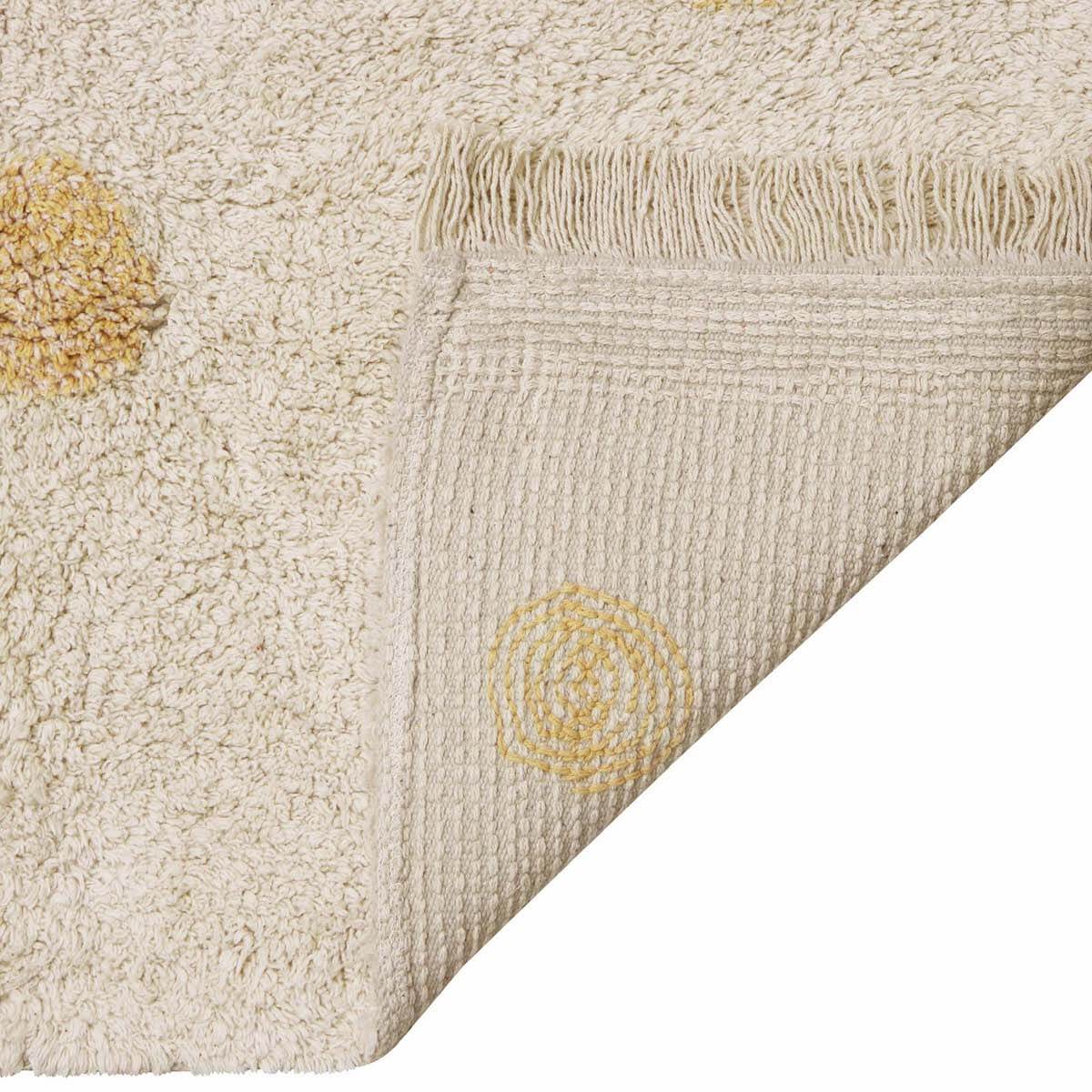 Alfombra 120x160cm HIPPY DOTS Lorena Canals natural-honey