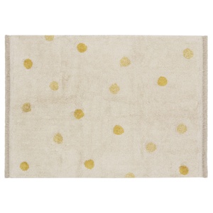 Alfombra 120x160cm HIPPY DOTS Lorena Canals natural-honey