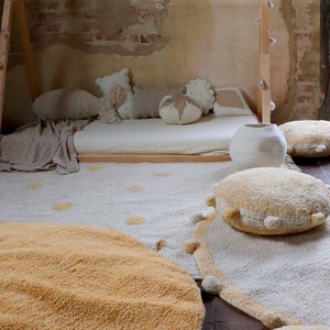 Alfombra 120x160cm HIPPY DOTS Lorena Canals natural-honey