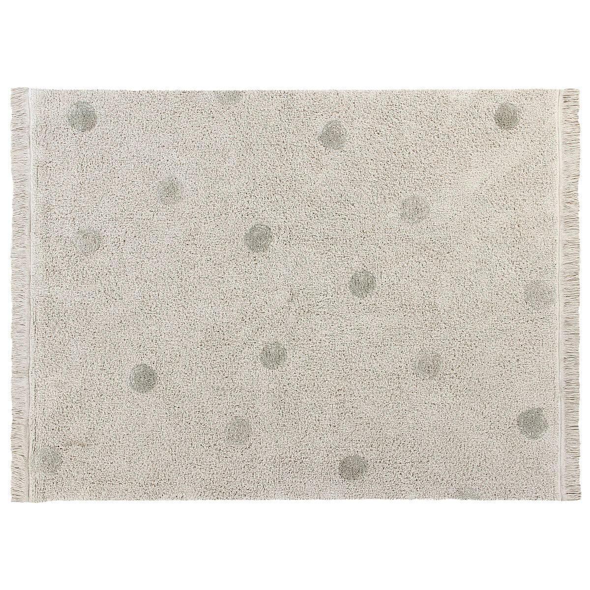 Alfombra 120x160cm HIPPY DOTS Lorena Canals natural-olive