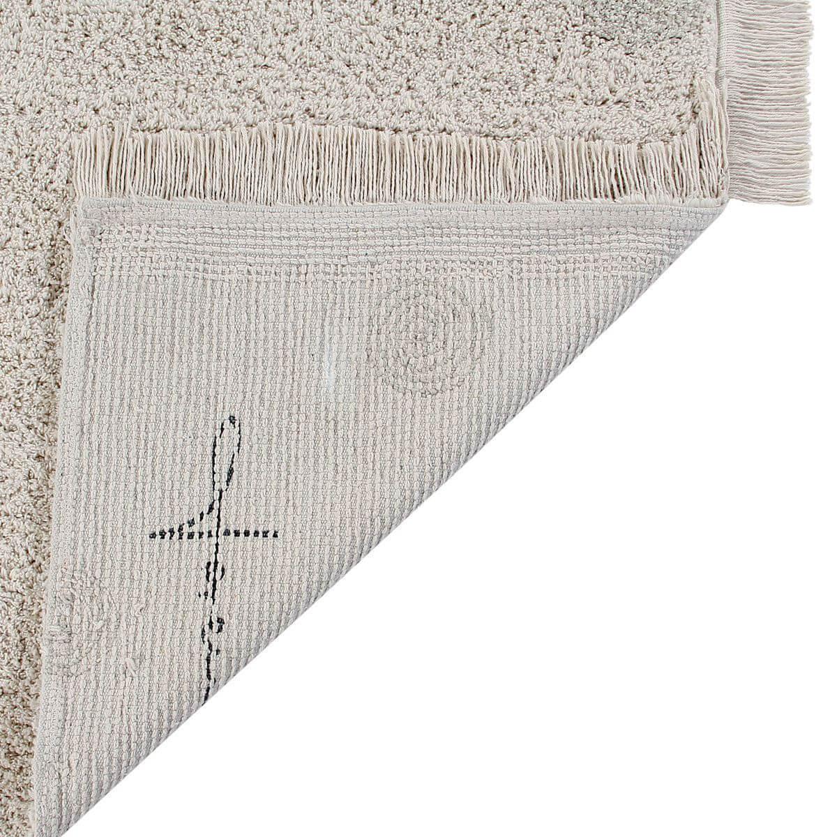 Alfombra 120x160cm HIPPY DOTS Lorena Canals natural-olive