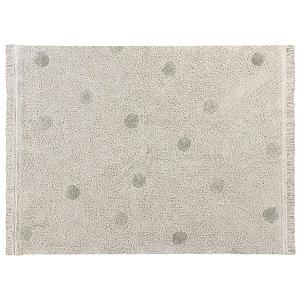 Alfombra 120x160cm HIPPY DOTS Lorena Canals natural-olive