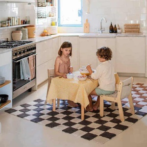 Alfombra 120x160cm KITCHEN TILES Lorena Canals dark grey
