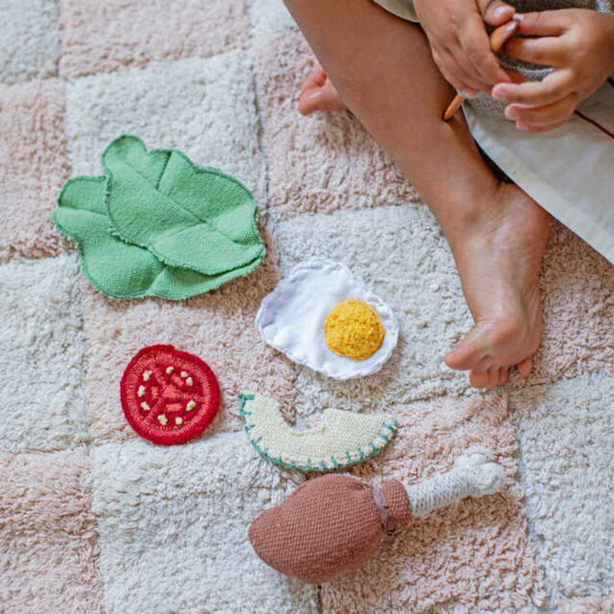 Alfombra 120x160cm KITCHEN TILES Lorena Canals rose