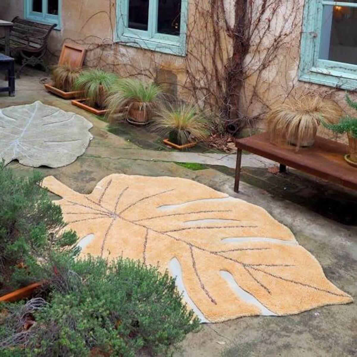 Alfombra 120x180cm MONSTERA Lorena Canals honey