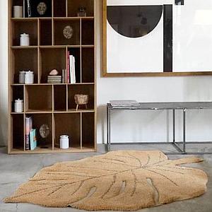 Alfombra 120x180cm MONSTERA Lorena Canals honey