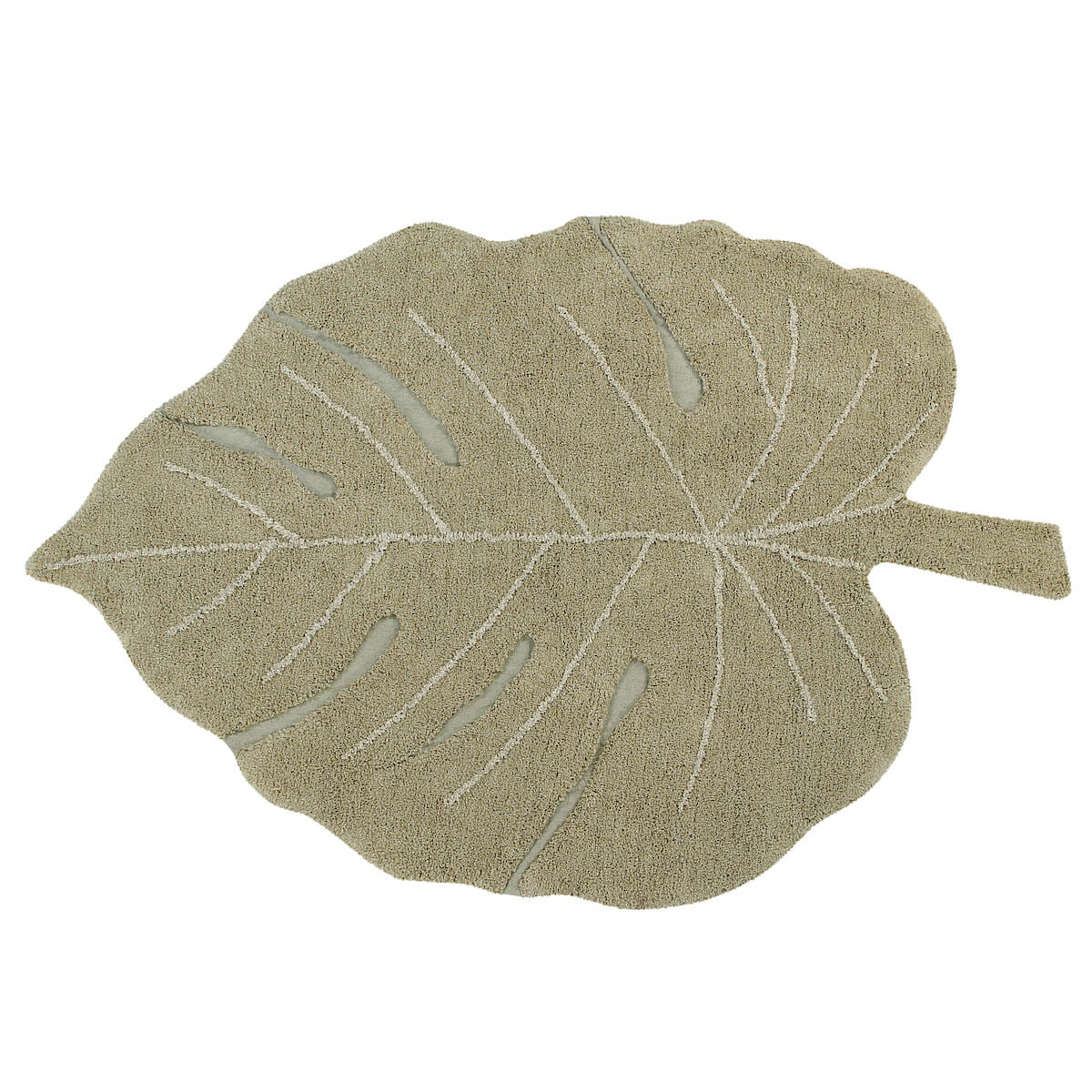 Alfombra 120x180cm MONSTERA Lorena Canals olive