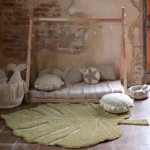 Alfombra 120x180cm MONSTERA Lorena Canals olive
