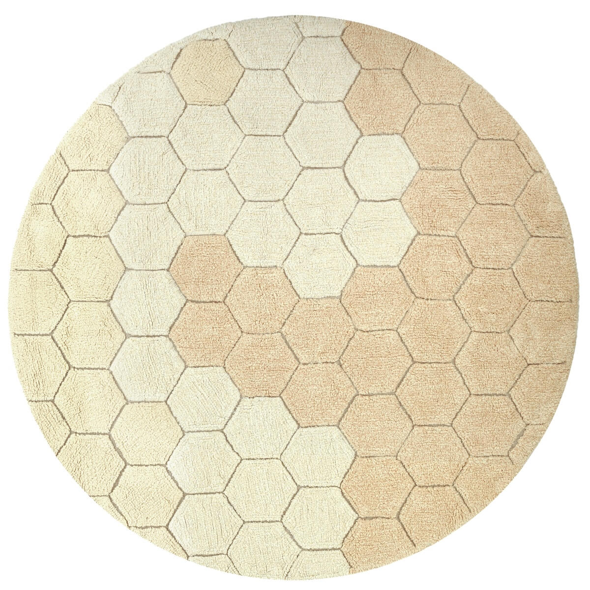 Alfombra 140cm HONEYCOMB Lorena Canals Golden