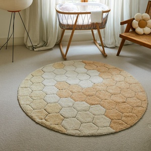 Alfombra 140cm HONEYCOMB Lorena Canals Golden