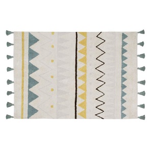 Alfombra 140x200cm AZTECA Lorena Canals natural-vintage blue
