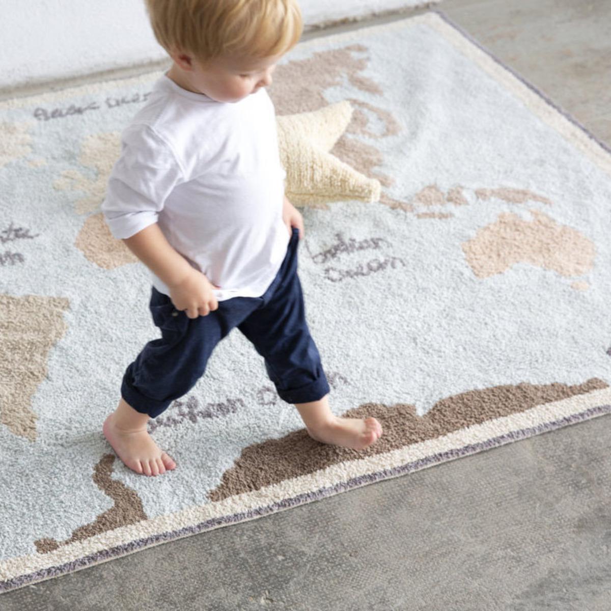 Alfombra 140x200cm VINTAGE MAP Lorena Canals