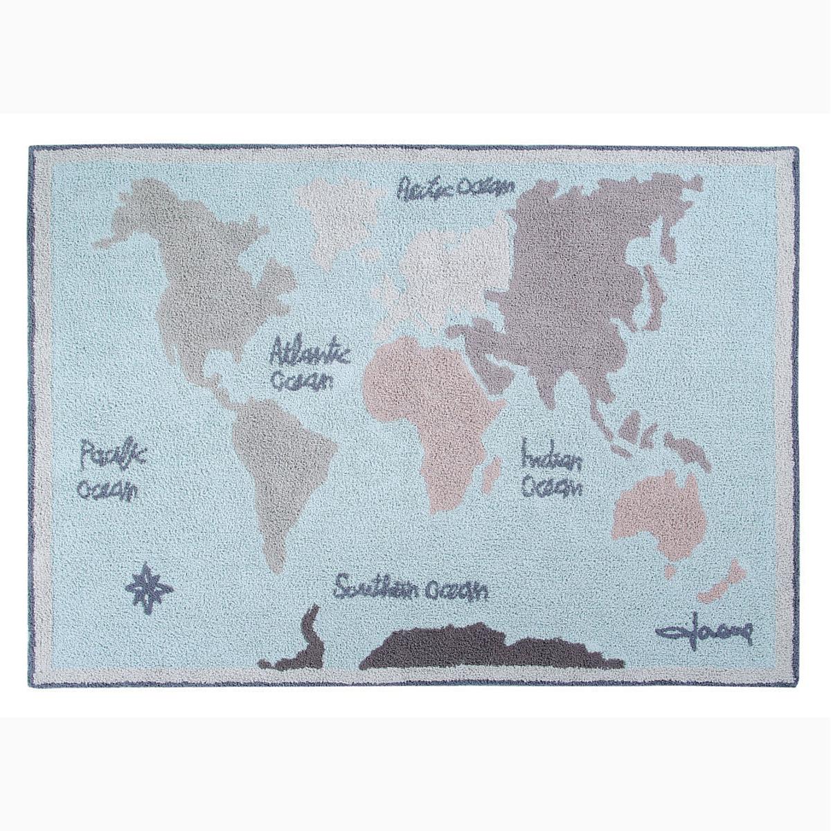 Alfombra 140x200cm VINTAGE MAP Lorena Canals