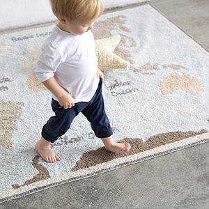 Alfombra 140x200cm VINTAGE MAP Lorena Canals