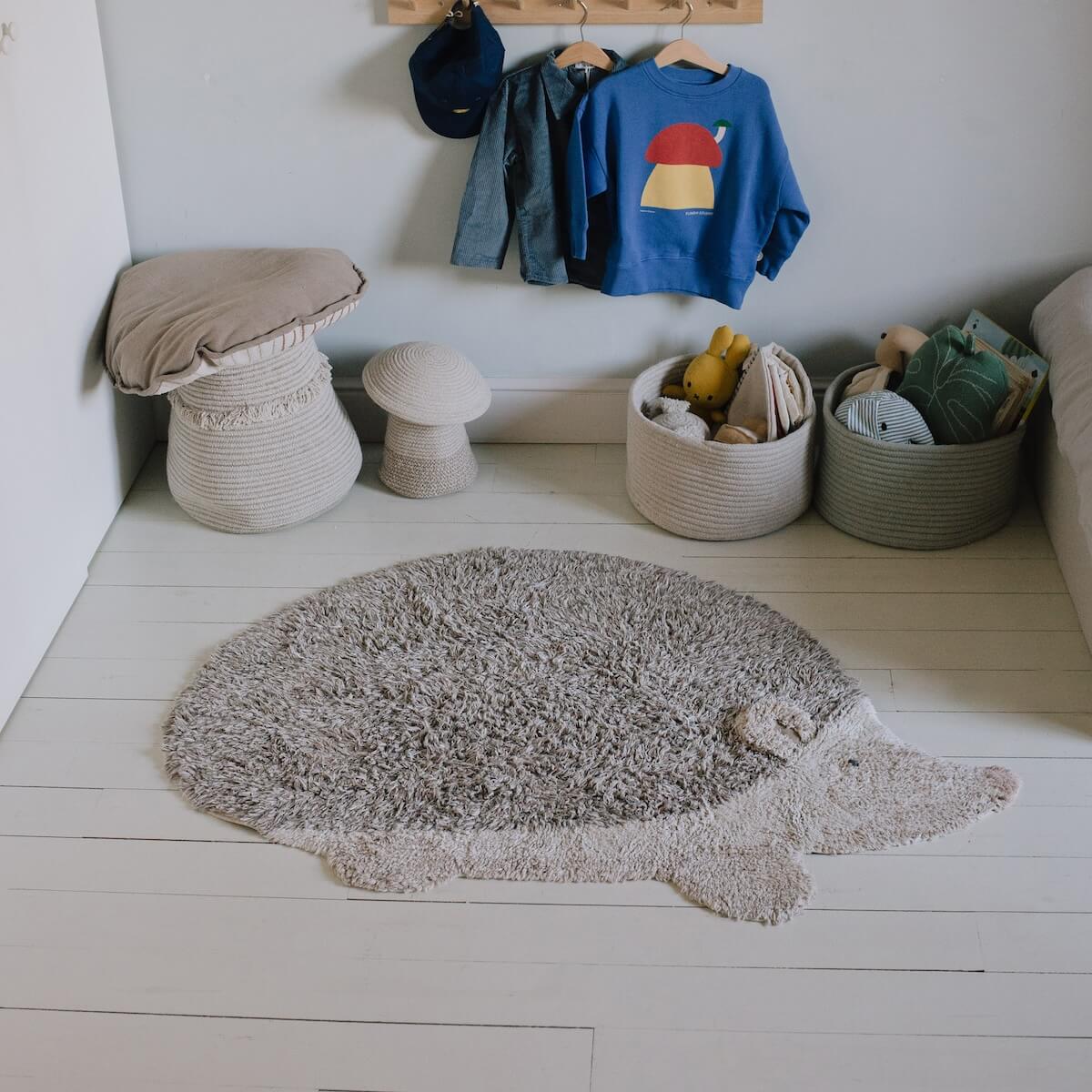 Alfombra 90x130cm ANIMAL Lorena Canals Hedgehog