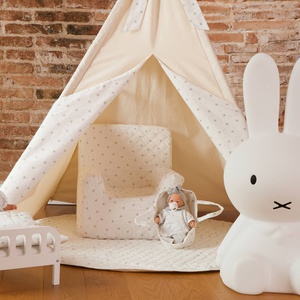 Alfombra infantil tipi STARS blanco
