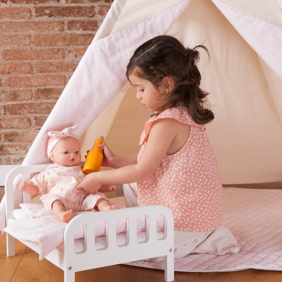 Alfombra infantil tipi STARS rosa