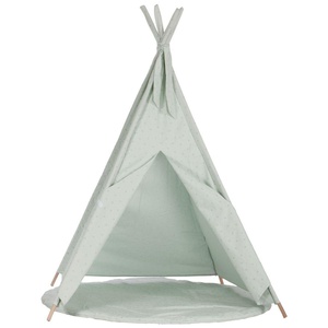 Alfombra infantil tipi STARS verde
