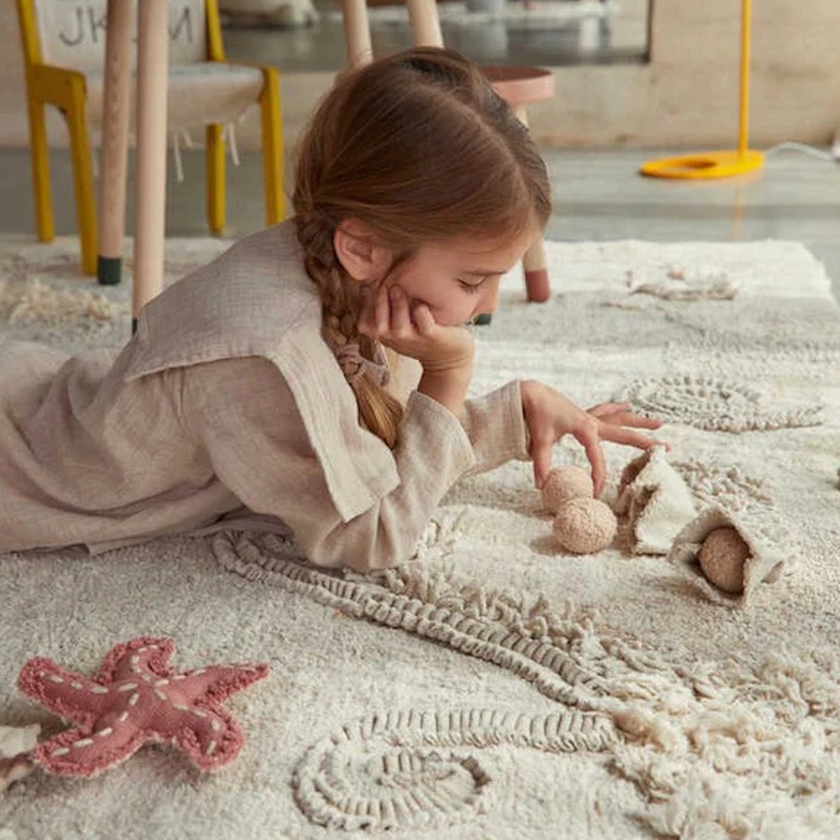 Alfombra juegos 140x200cm SEA WONDERS Lorena Canals Seabed