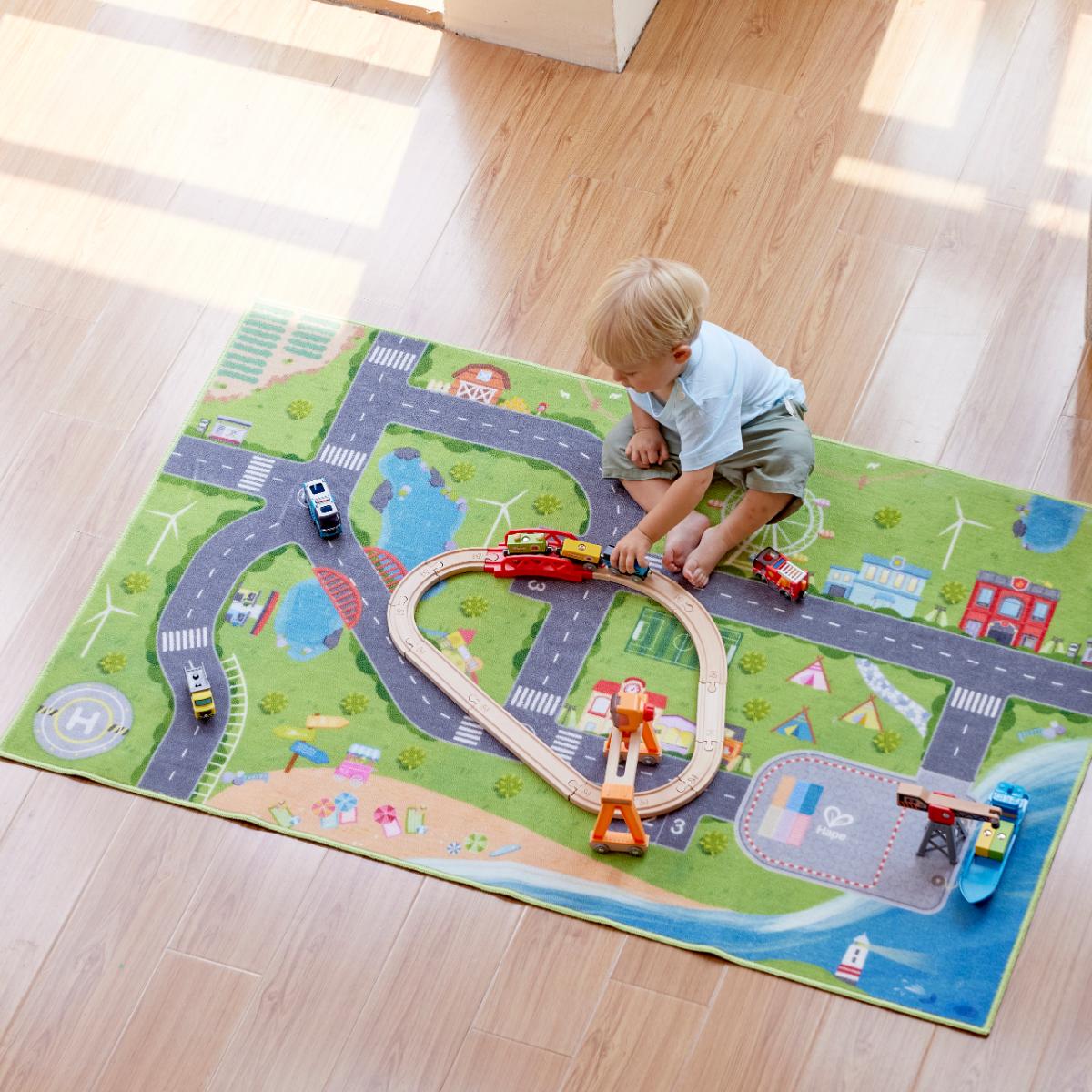 Alfombra juegos FERROCARRIL Hape