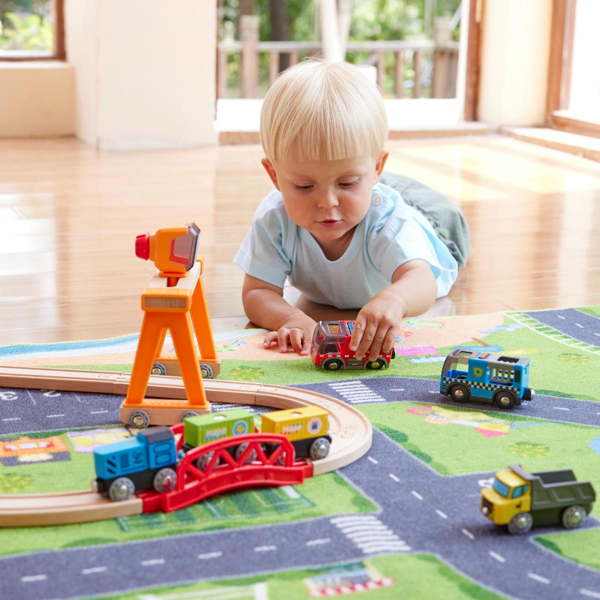 Alfombra juegos FERROCARRIL Hape